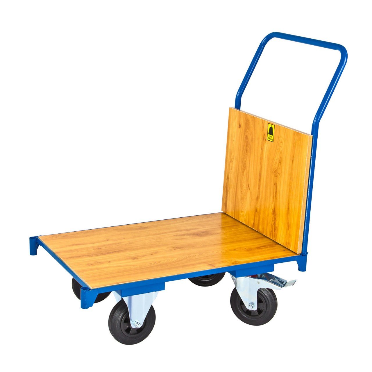 ADB Transportwagen mit 1 Boden und 1 Holzbordwand