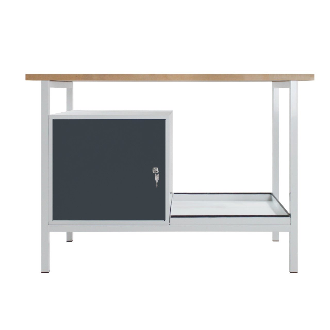 ADB Werkbank Eko,1 Tär,L1200xB600xH825mm,RAL7035/70