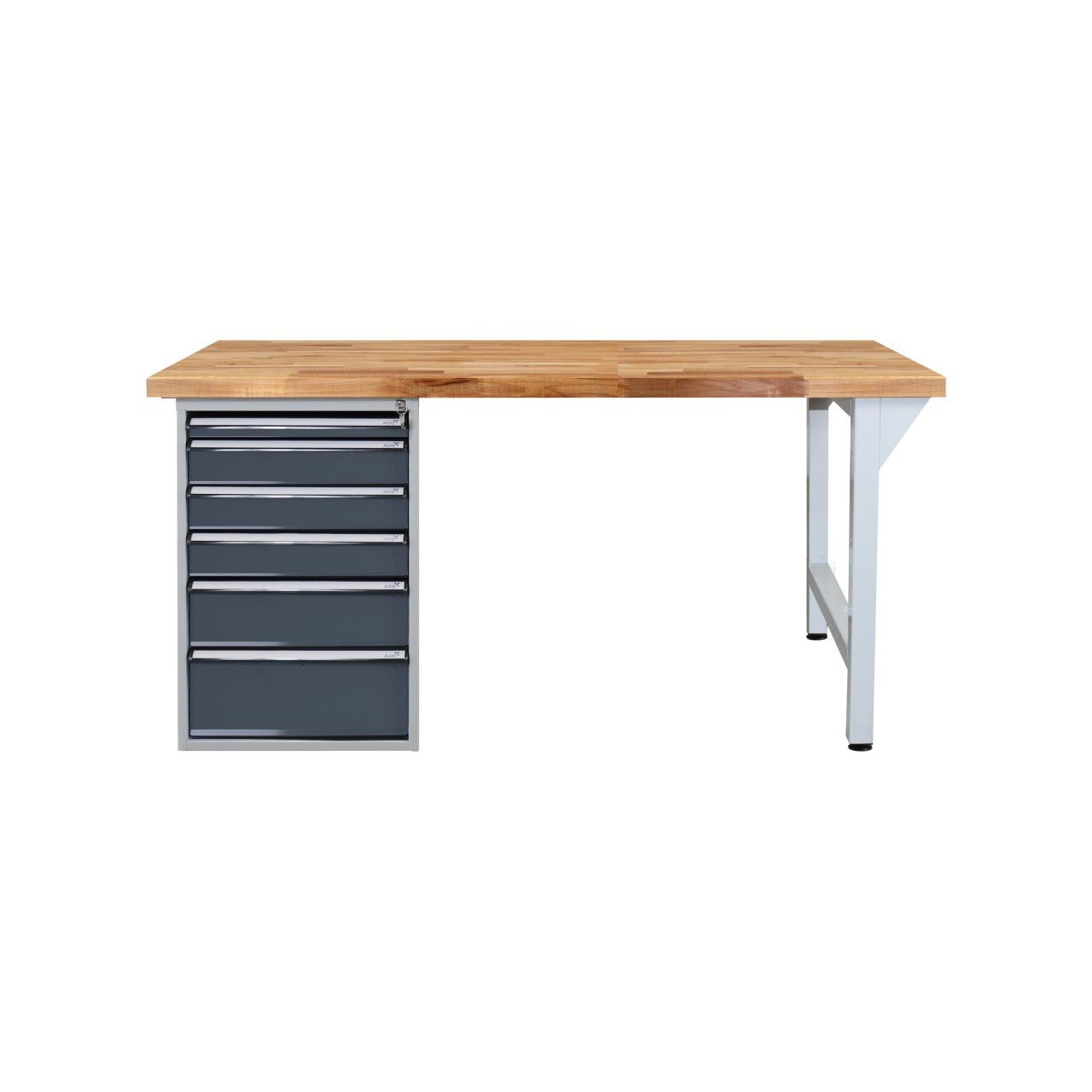 ADB Werkbank,Platte1500x750x50mm,1 Schubladenb.+Fuï