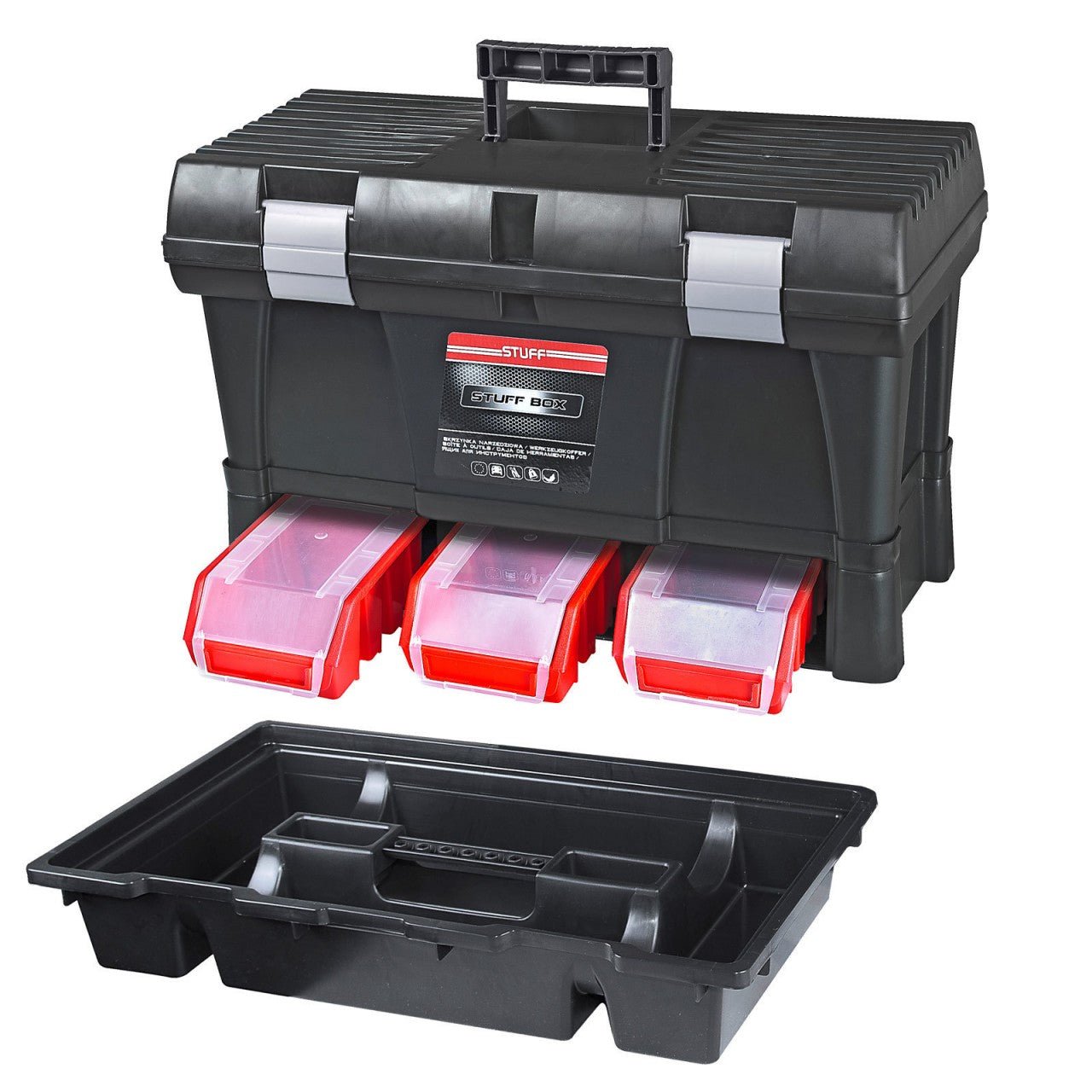 ADB Werkzeugkoffer Toolbox Basic STUFF mit Stapelboxen