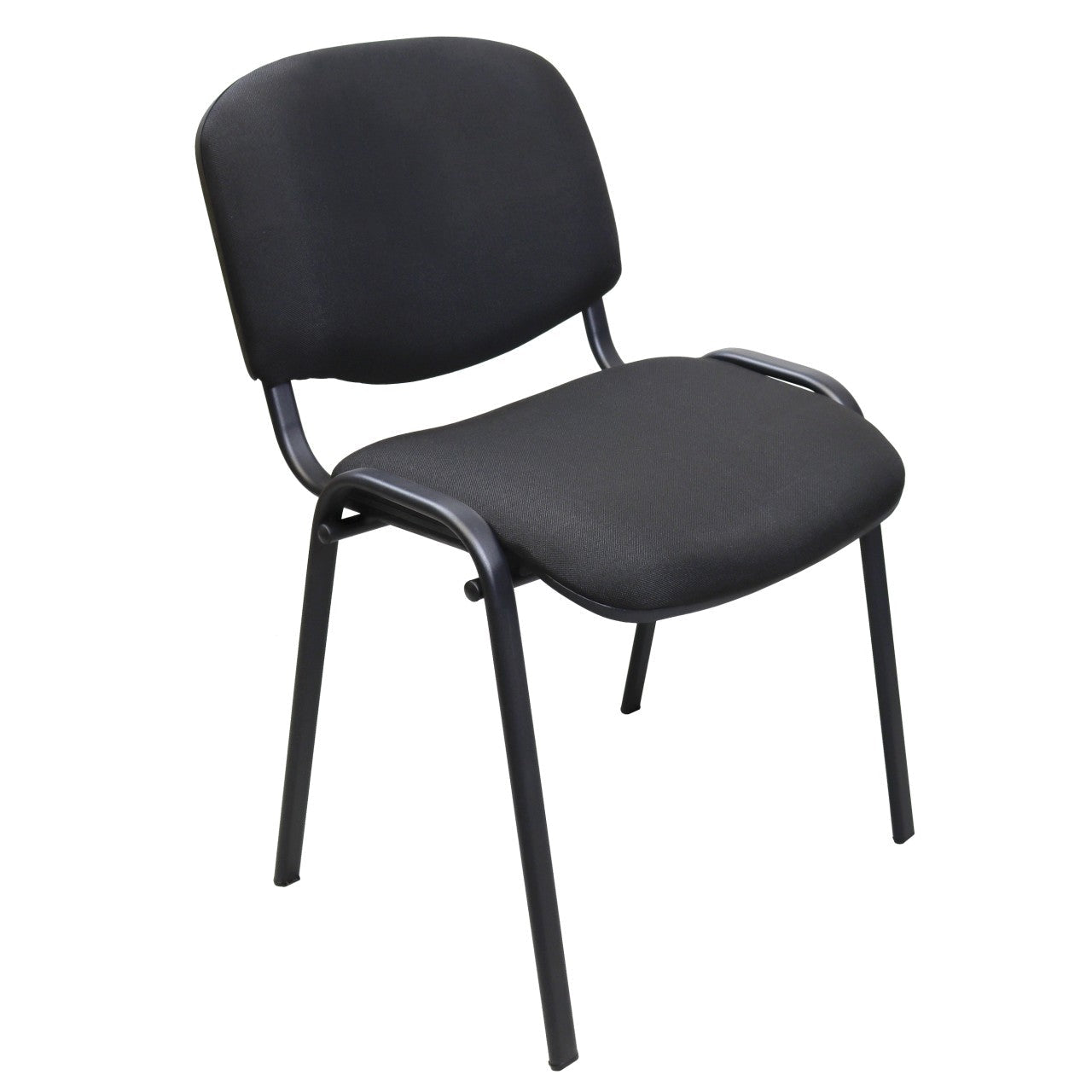 Besucherstuhl / Stapelstuhl, schwarz
