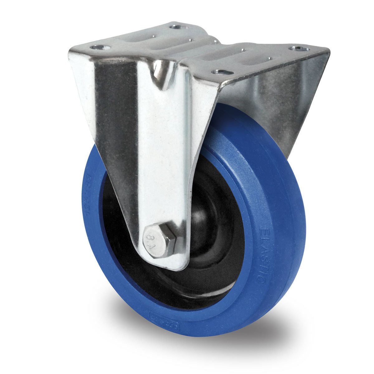 Bockrolle, Ø 125 mm, Elastik