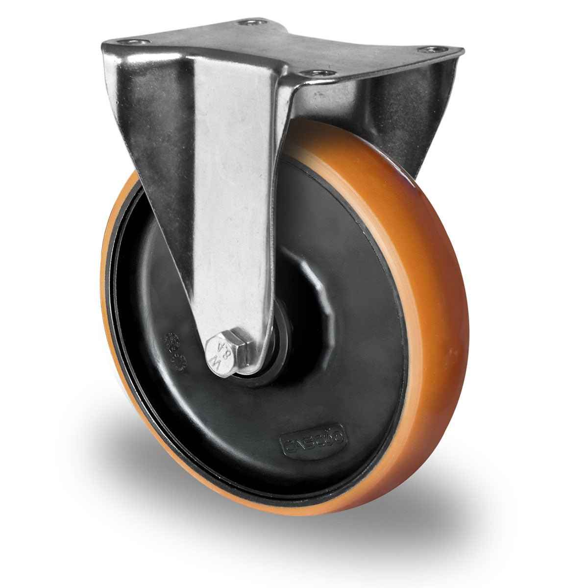 Bockrolle, Ø 160 mm, Polyurethan