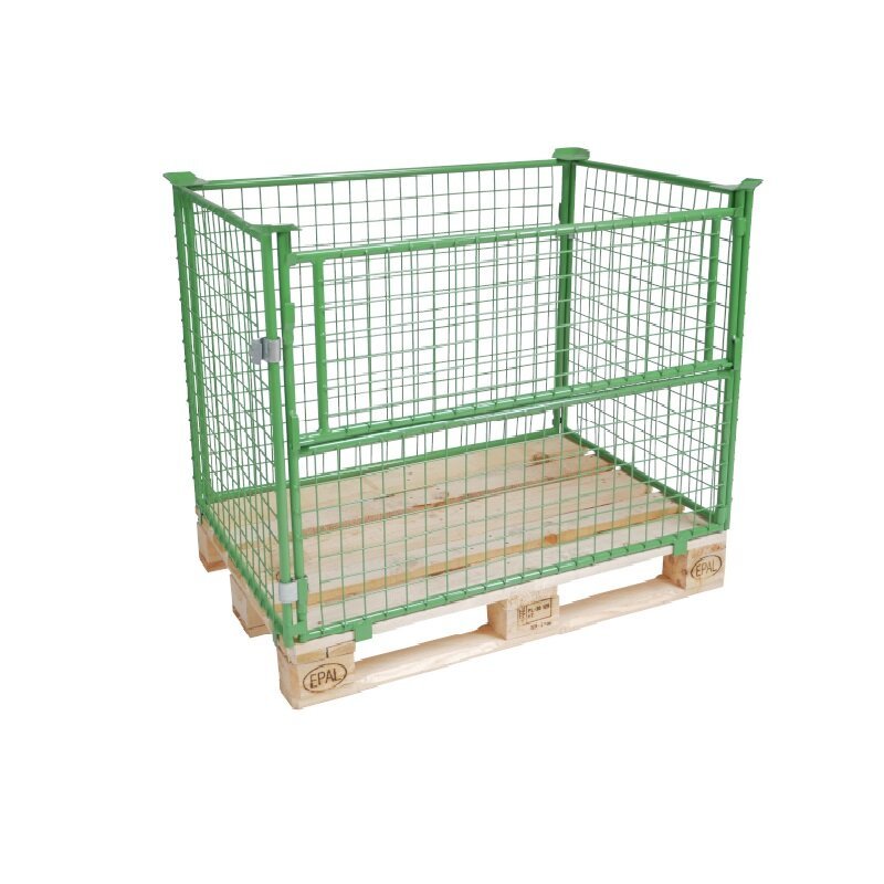 Gitteraufsatzrahmen Nutzhöhe 1000mm, 50x50 Drahtmaschung, grün