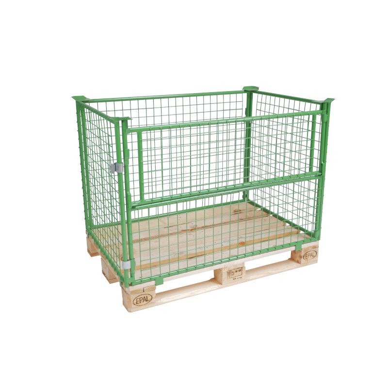 Gitteraufsatzrahmen Nutzhöhe 800mm, 100x100 Drahtmaschung, grün