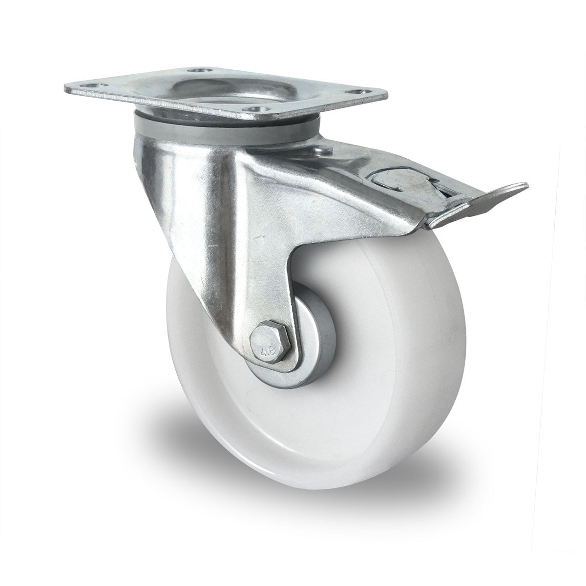 Lenkrolle mit Feststeller, Ø 160 mm, Polypropylen