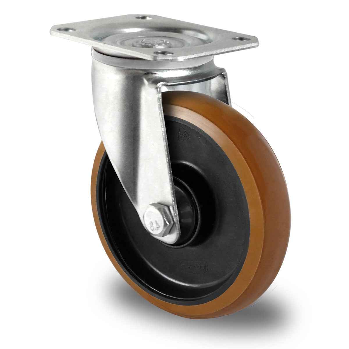 Lenkrolle, Ø 125 mm, Polyurethan