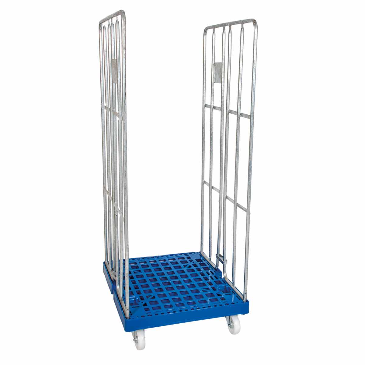 Rollbehälter 1500 KU blau, 682 x 815 mm, 2-seitig, FH