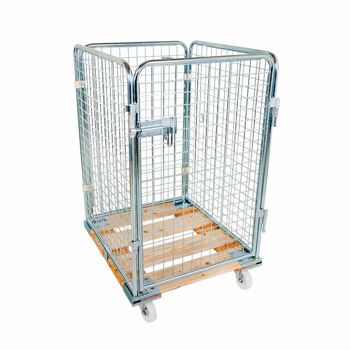 Rollbehälter ADB 1020 HO, 724 x 810 mm, 4-seitig, 1 Tür, Cr 3