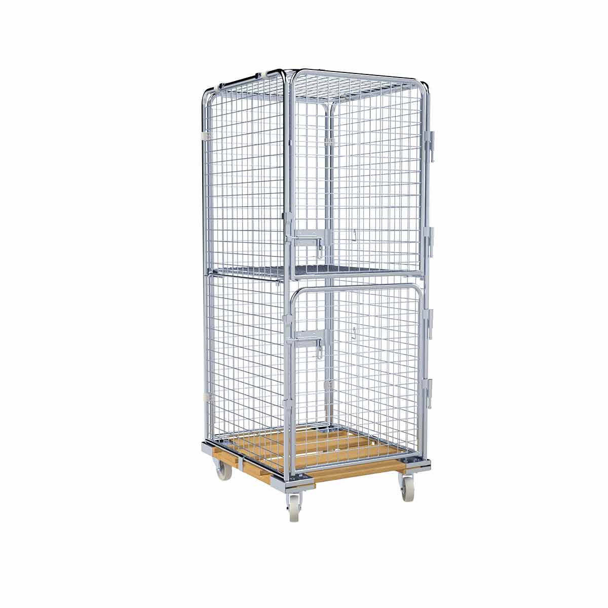 Rollbehälter ADB 1600 HO, 724 x 810 mm, 5-seitig, 2 Türen, 1 ZWB