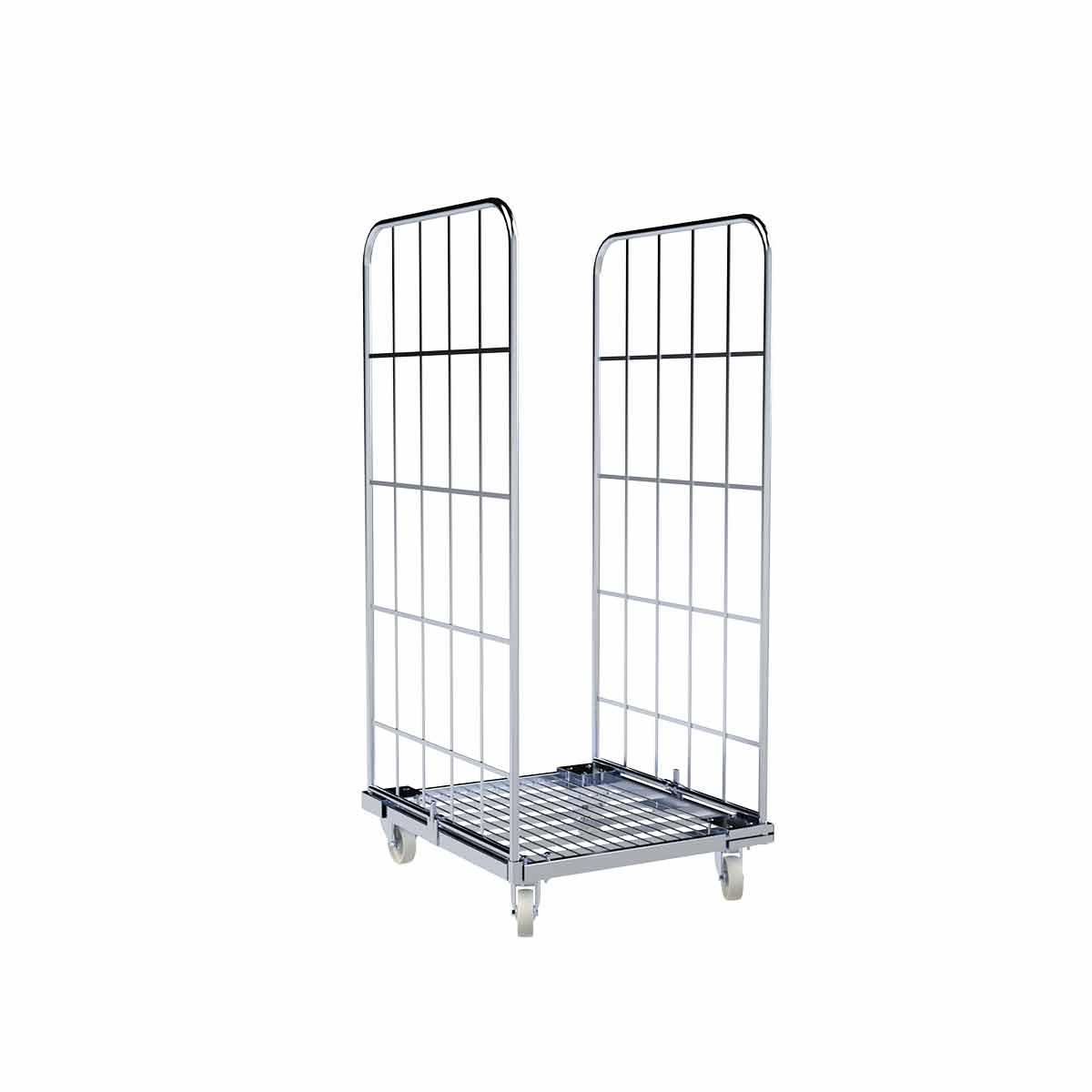 Stahlrollpalette 710 x 800 mm, 2-seitig, Metall