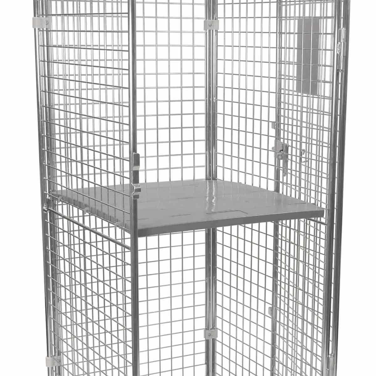 Zwischenboden KU grau, für Rollbehälter Antidiebstahl, 724 x 815 mm