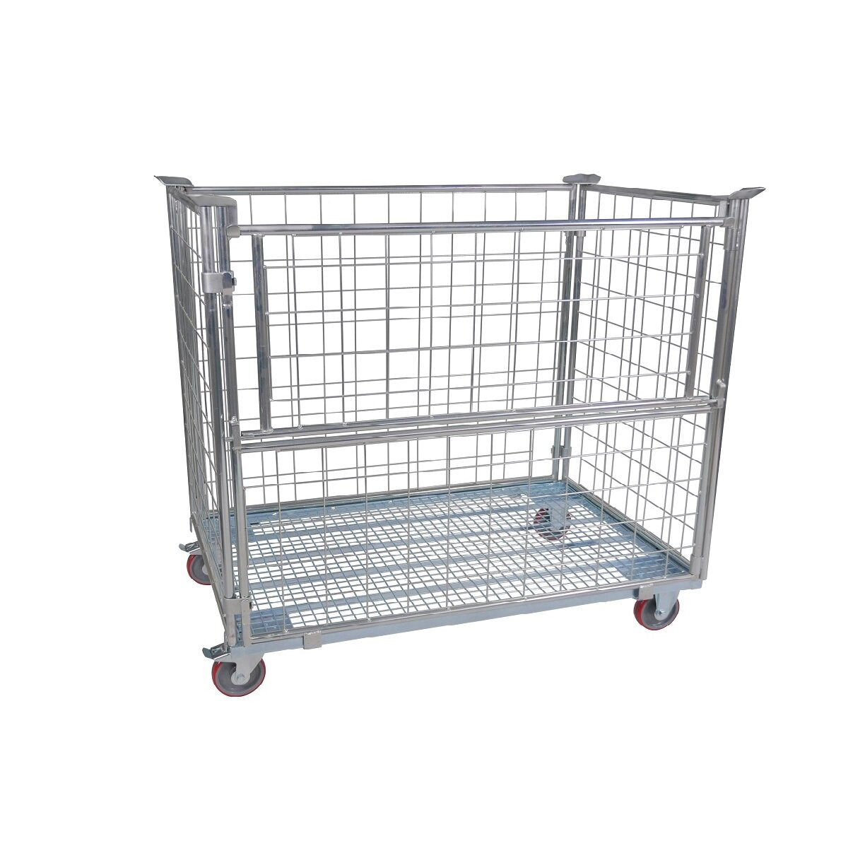 Gitteraufsatzrahmen Nutzhöhe 800mm ME, auf Stahlrollplatte 800x1200mm