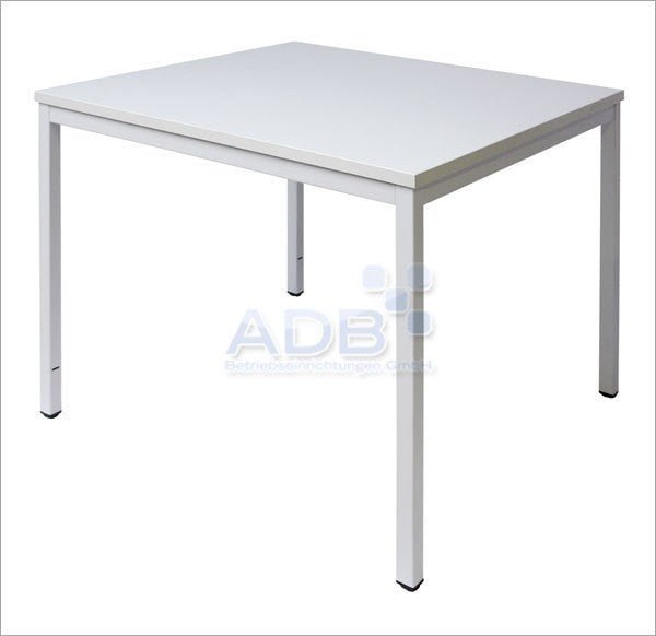 ADB Bürotisch / Computertisch grau 800x800x750