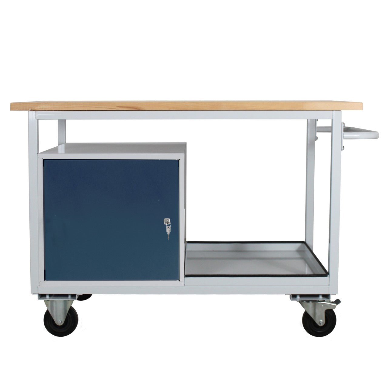 ADB Tischwagen Eko,1Tär,L1300xB600xH850mm,RAL7035/70