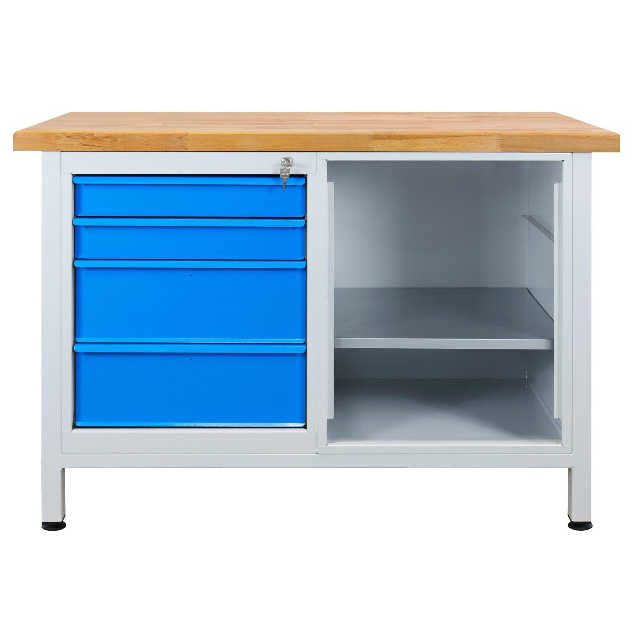 ADB Werkbank "Premium" mit 4 Schubladen, B 1200 x T 600 x H 840 mm