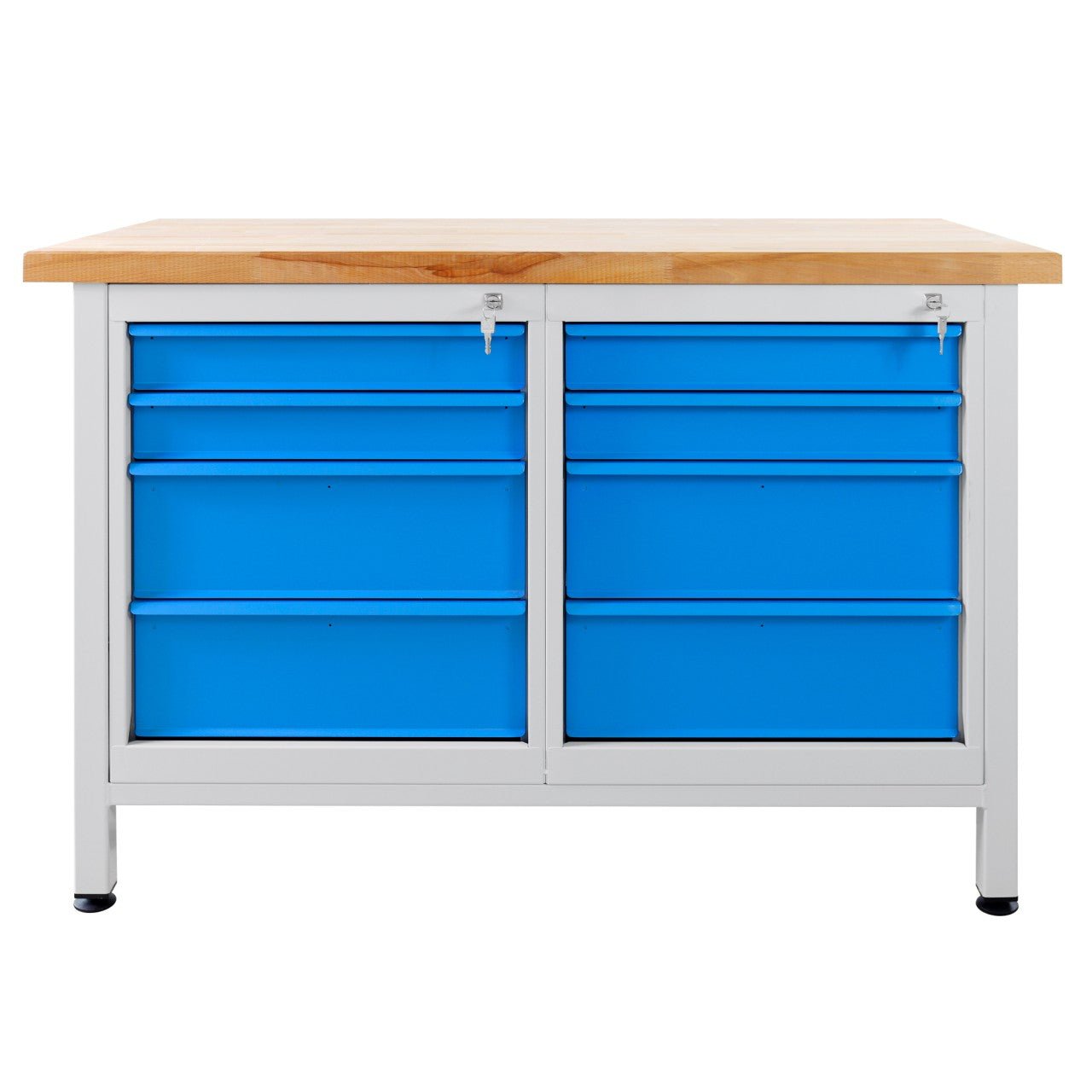 ADB Werkbank "Premium" mit 8 Schubladen, B 1200 x T 600 x H 840 mm