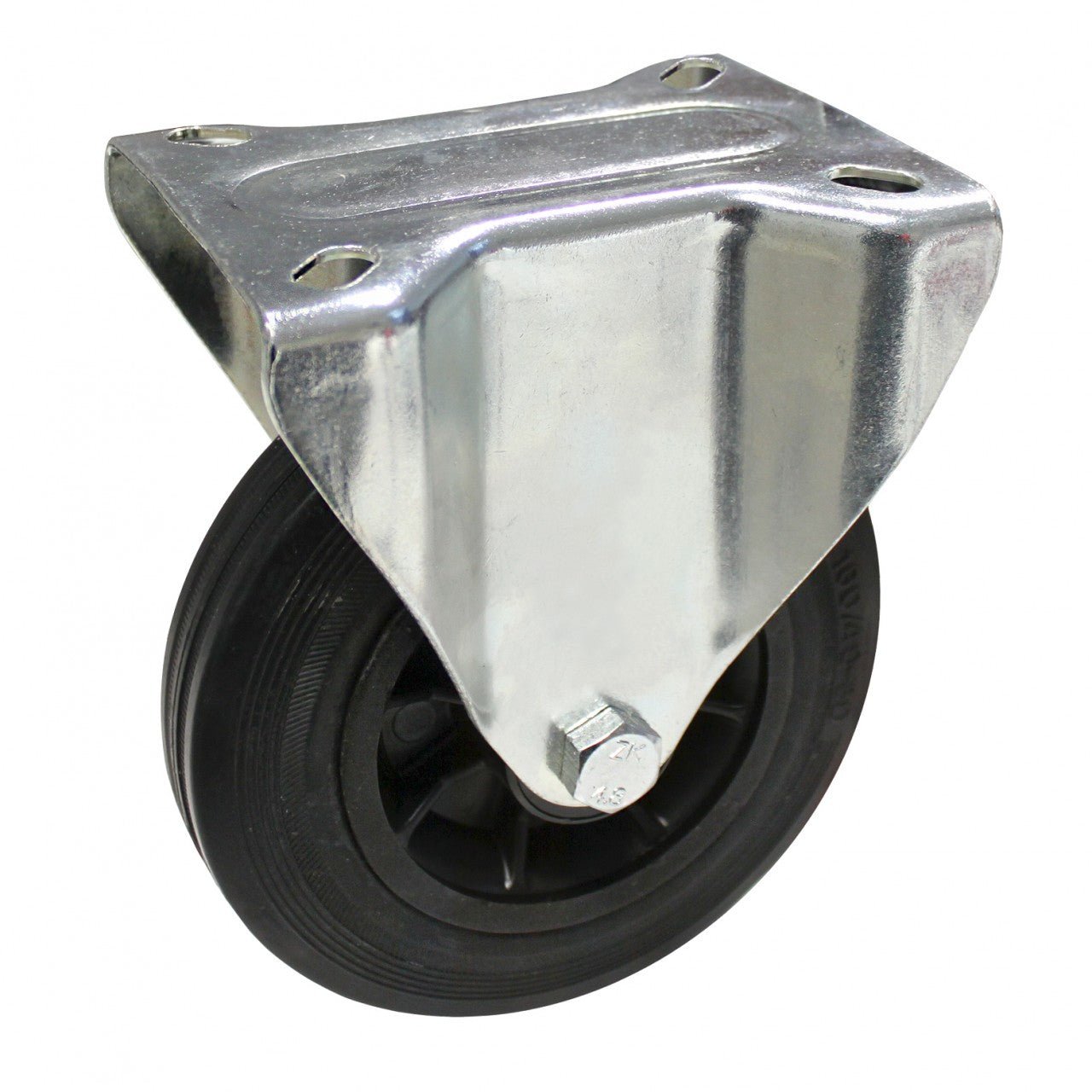 Bockrolle, Ø 160 mm, Gummi