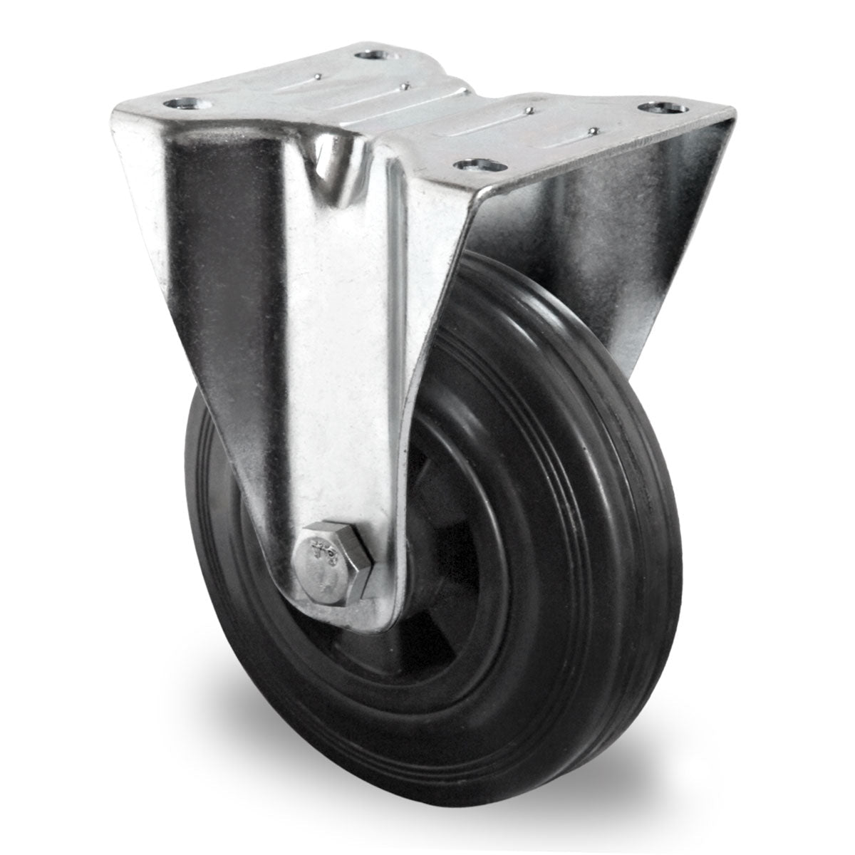 Bockrolle, Ø 160 mm, Vollgummi