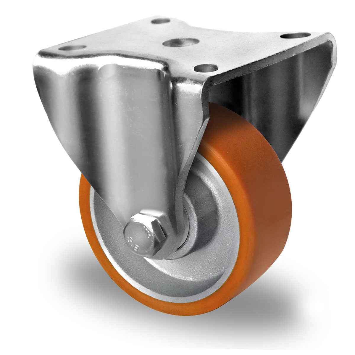 Bockrolle, Ø 80 mm, Polyurethan