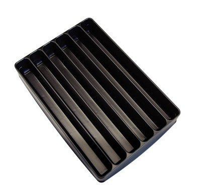 Einleger / Einteiler schwarz 6-fach