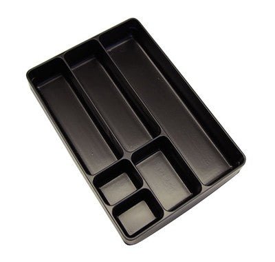 Einleger / Einteiler schwarz 6-fach