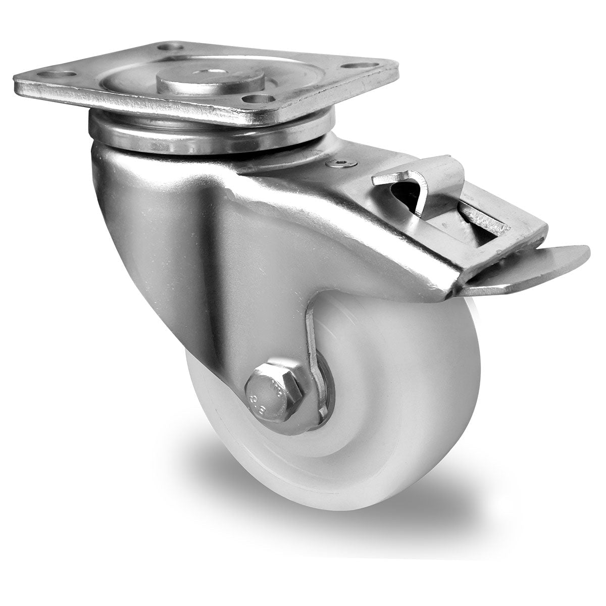 Lenkrolle mit Totalfeststeller ø 100 mm Serie V0Z0 Doppelkugellager - Abrollwerk