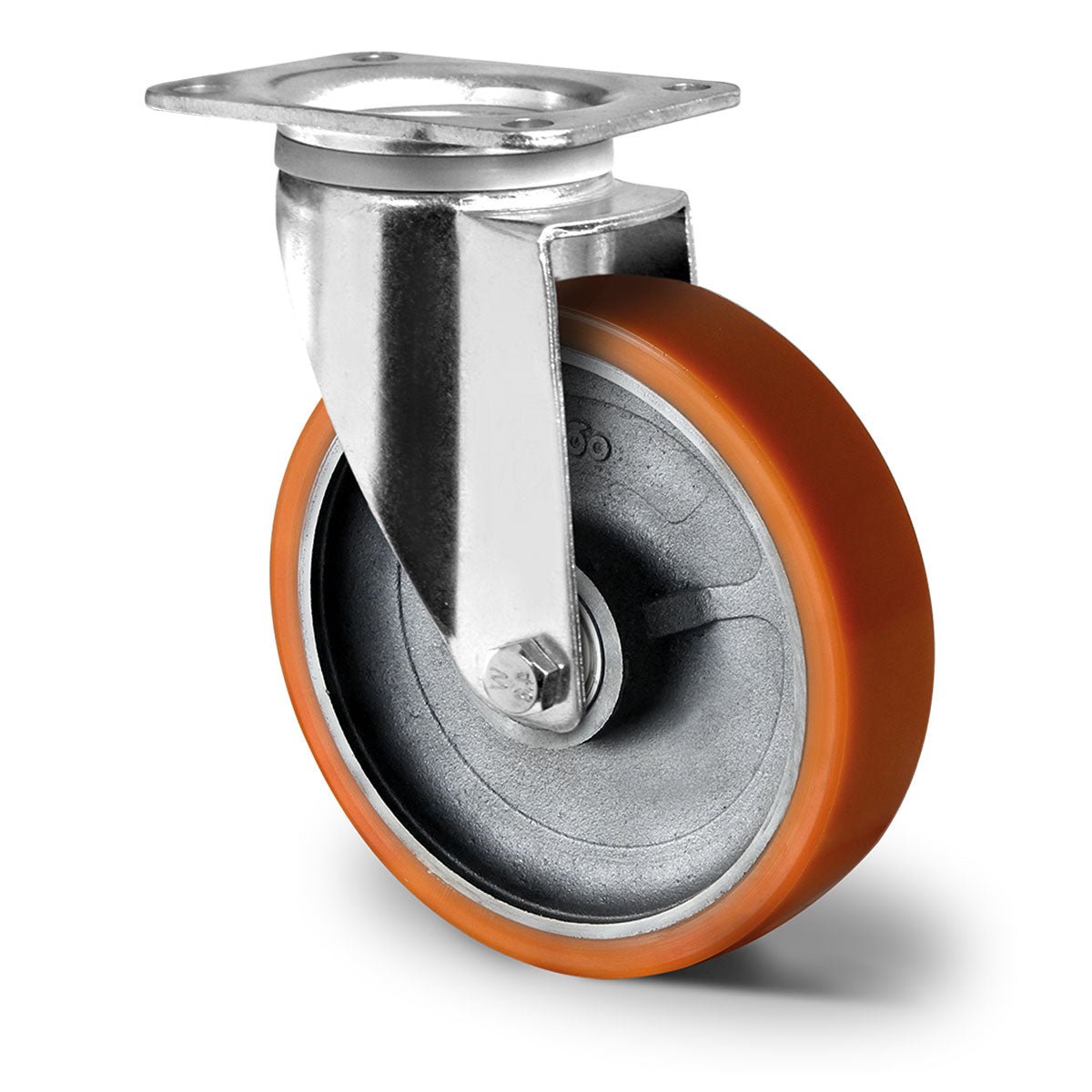 Lenkrolle, Ø 125 mm, Polyurethan