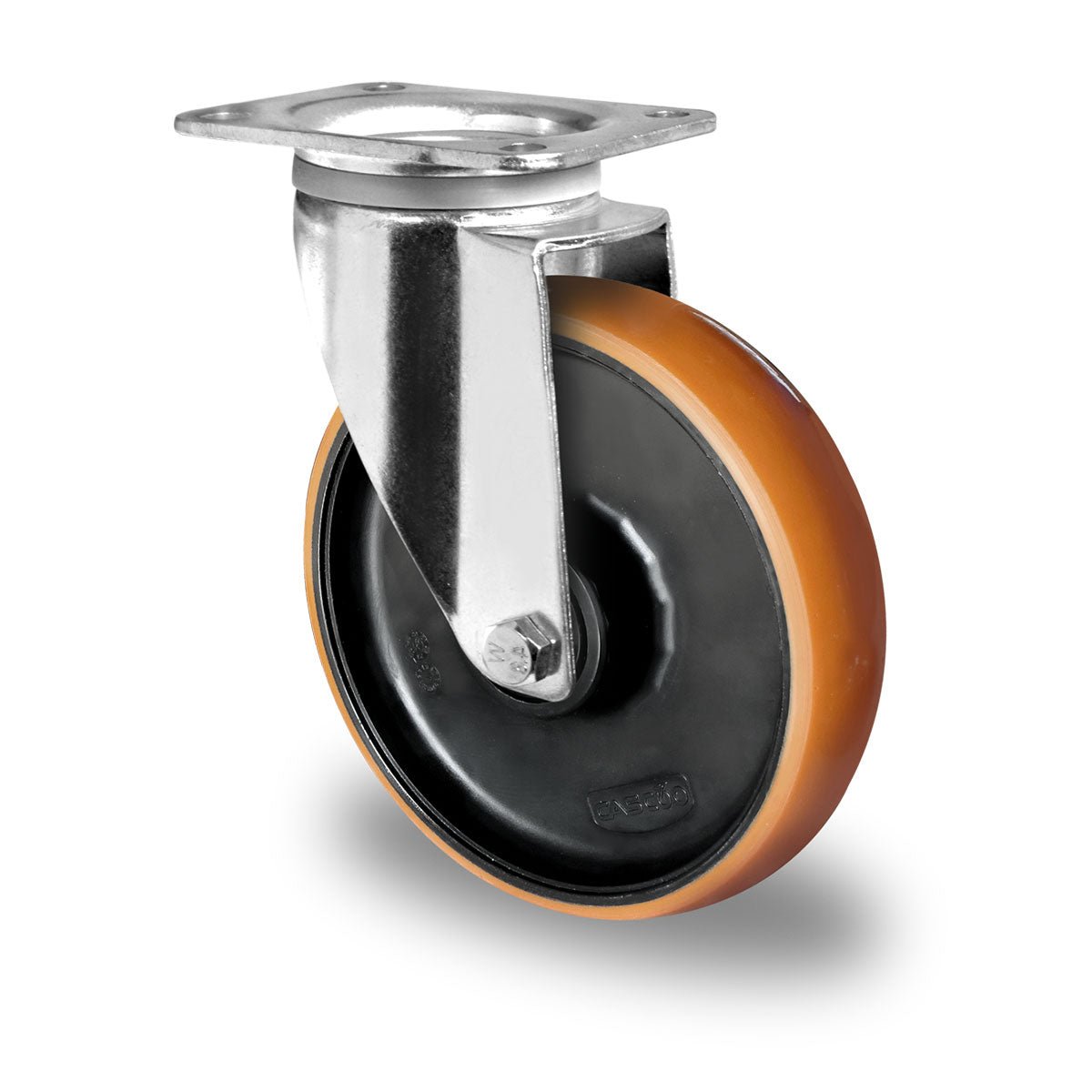 Lenkrolle, Ø 125 mm, Polyurethan