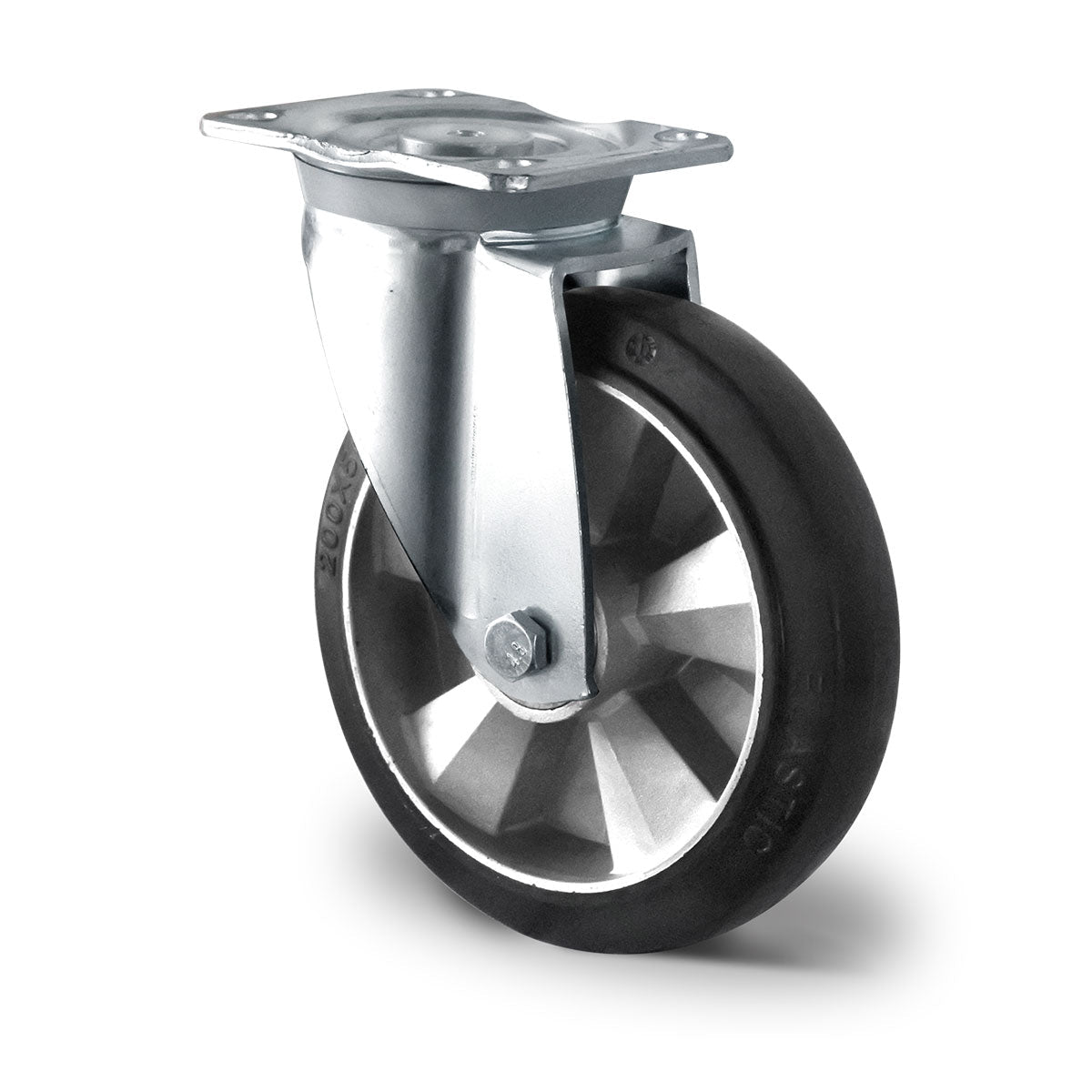 Lenkrolle ø 200 mm Serie BAF4 Doppelkugellager K - Serie - Abrollwerk