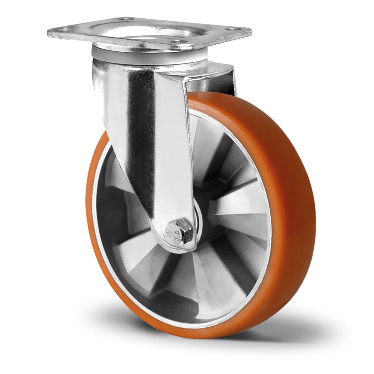 Lenkrolle ø 200 mm Serie BAU5 Doppelkugellager E - Serie - Abrollwerk
