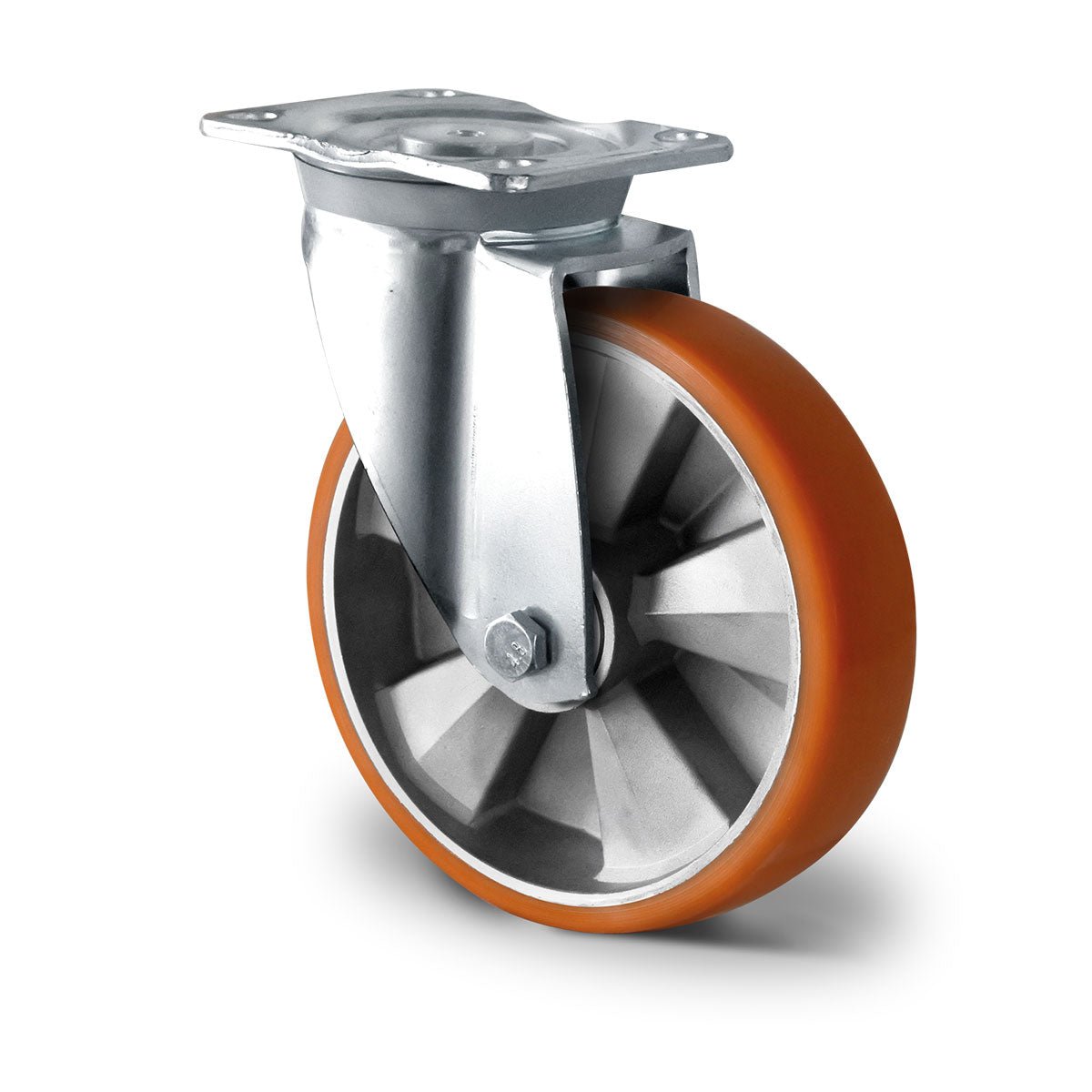 Lenkrolle ø 200 mm Serie BAU5 Doppelkugellager K - Serie - Abrollwerk