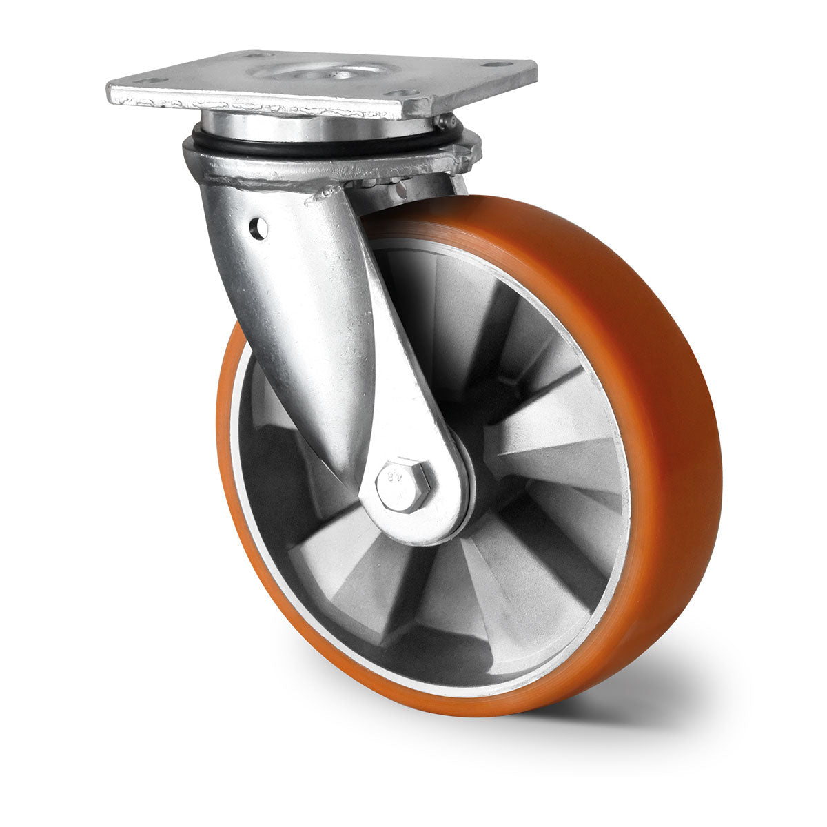 Lenkrolle ø 200 mm Serie BAU5 Doppelkugellager M - Serie - Abrollwerk