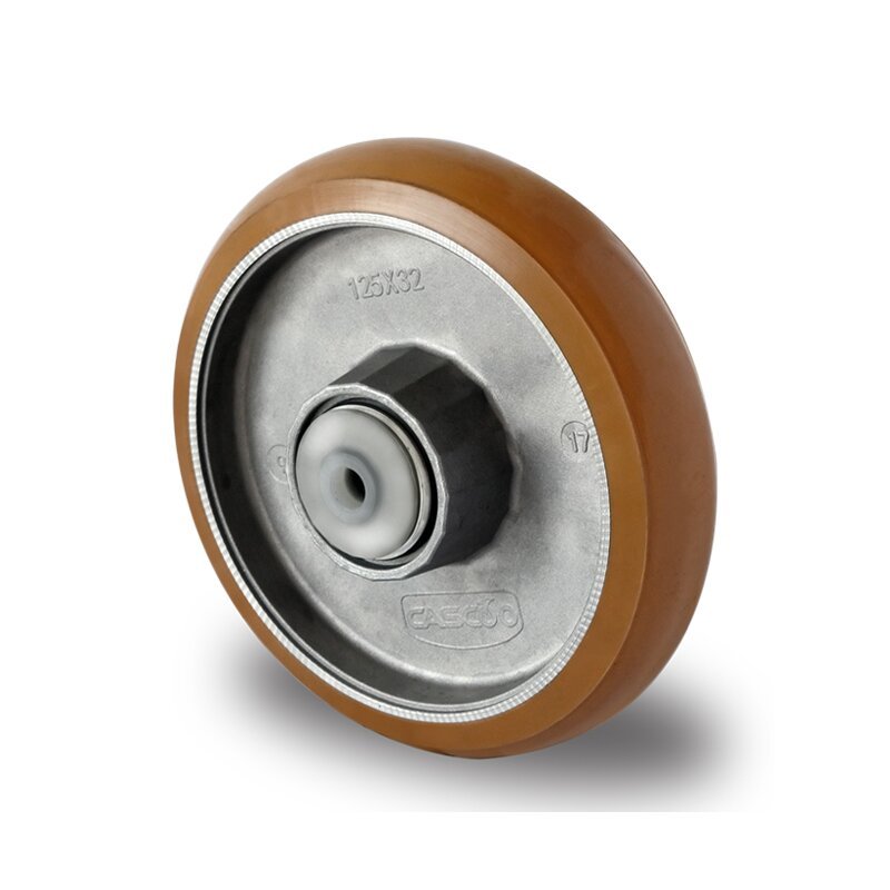 Rad, Schwerlast, Elastik, Ø 100 mm, Serie AAB5 Doppel-Kugellager