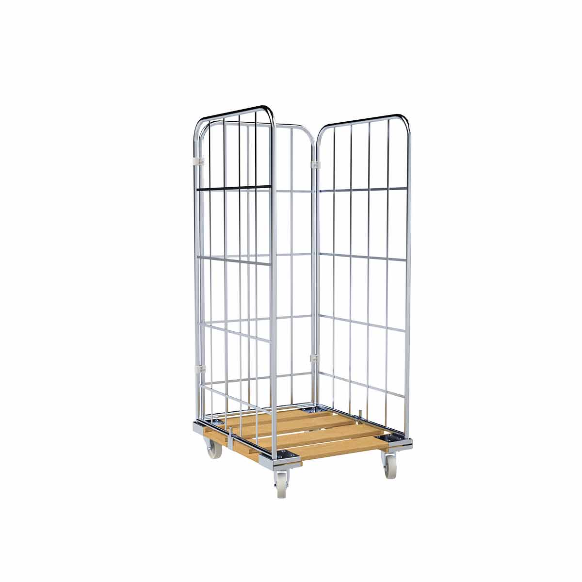 Rollbehälter 1450 HO, 724 x 810 mm, 3-seitig, Cr 3