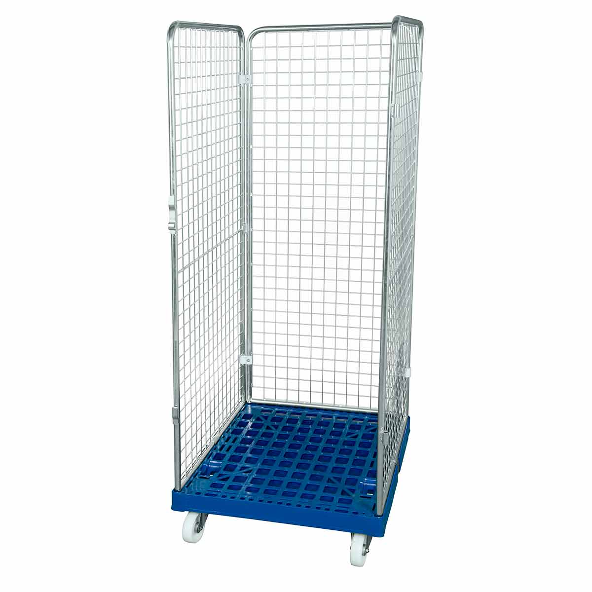 Rollbehälter ADB 1600 KU blau, 724 x 815 mm, 3-seitig, Cr 3