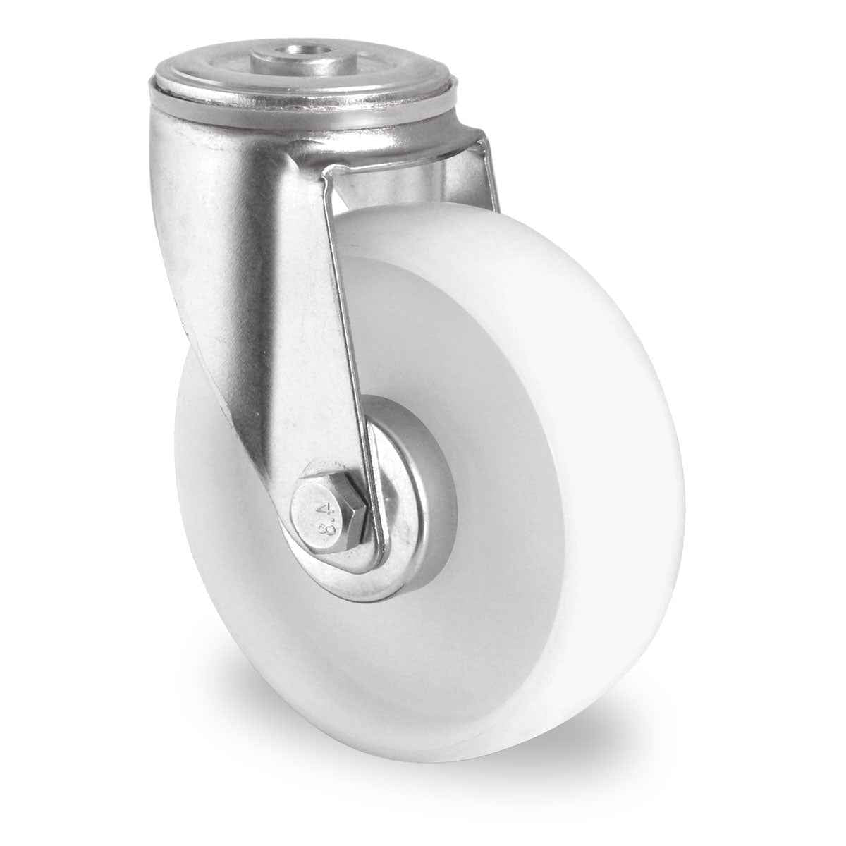 Rückenloch-Lenkrolle, Ø 125 mm, Polypropylen