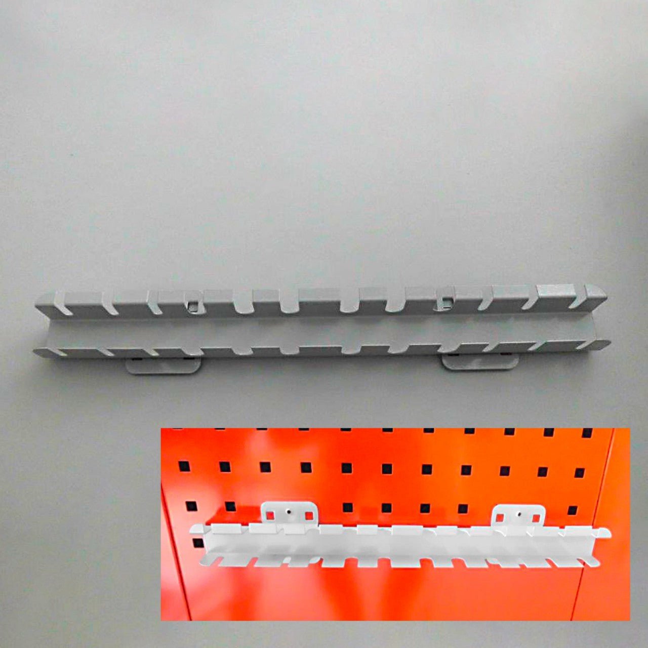 Schraubendreherhalter für 12 Teile, Weiäalumi