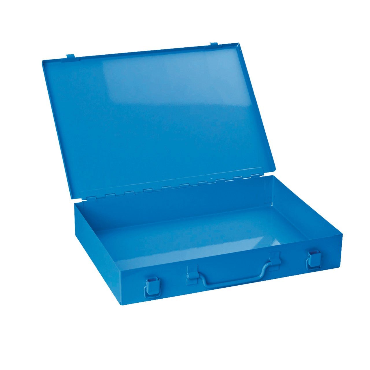Stahlblechkasten ohne Einlage, blau