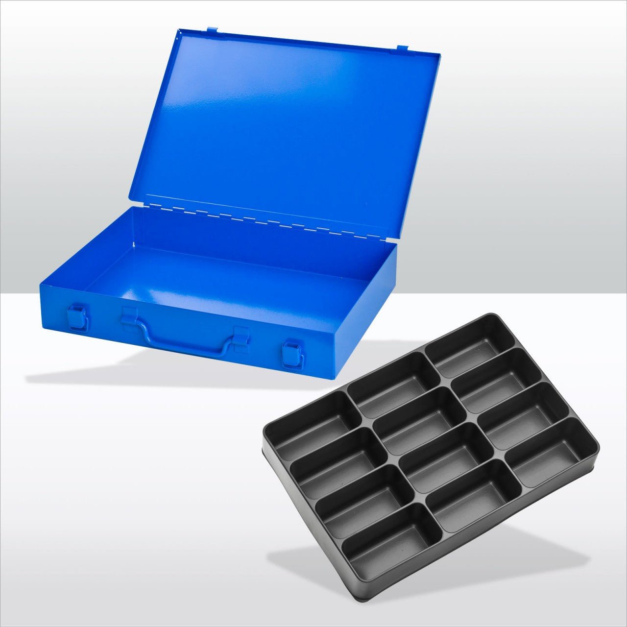 Werkzeugkofferset m.12-fach Einteiler