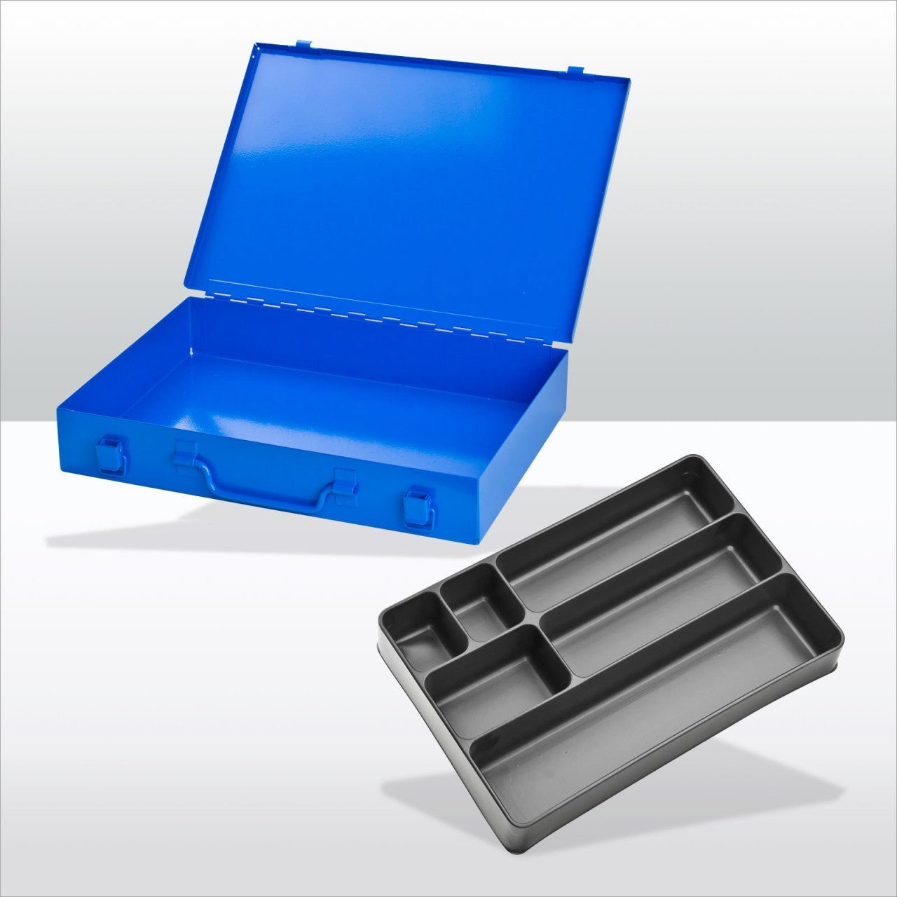 Werkzeugkofferset m.6-fach Einteiler